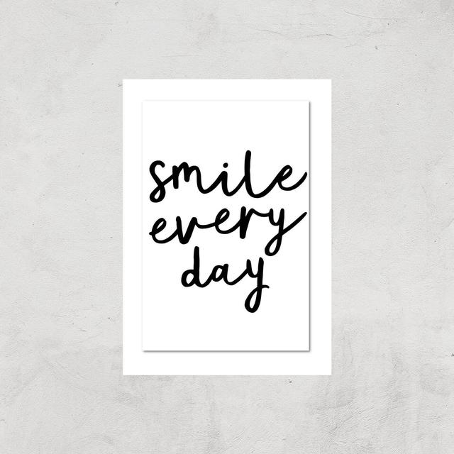 The Motivated Type Smile Every Day Giclee Art Print - A2 - Print Only on Productcaster.