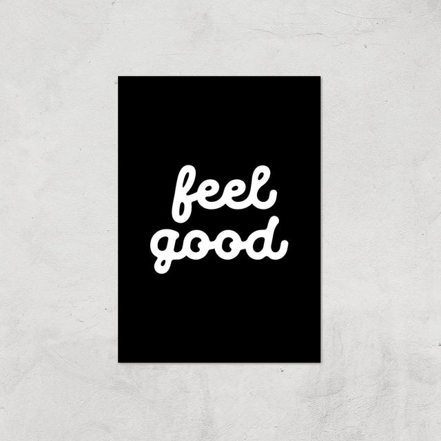 The Motivated Type Feel Good Black Giclee Art Print - A3 - Print Only on Productcaster.