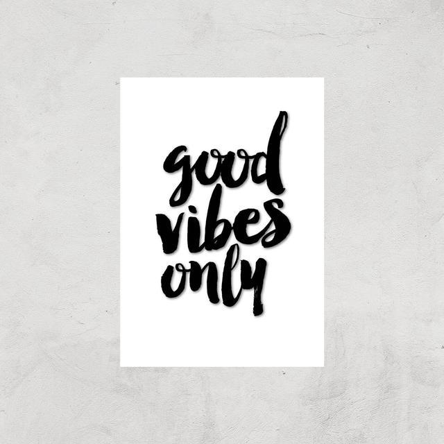 The Motivated Type Good Vibes Only Giclee Art Print - A3 - Print Only on Productcaster.