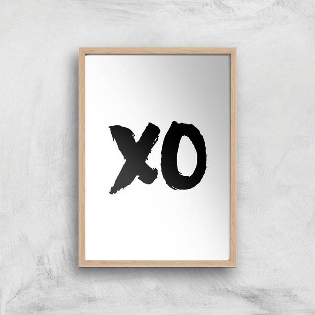 The Motivated Type XO Giclee Art Print - A4 - Wooden Frame on Productcaster.