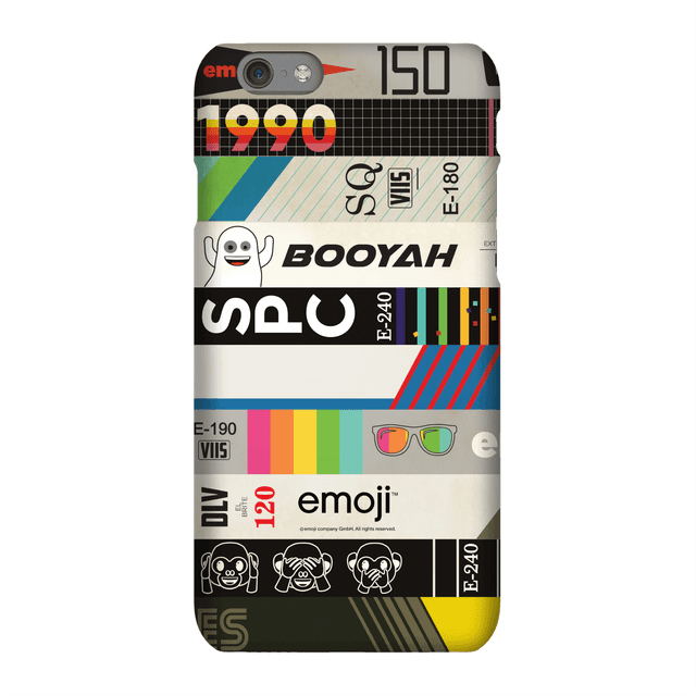 Emoji Retro Phone Case for iPhone and Android - iPhone 6S - Snap Case - Matte on Productcaster.