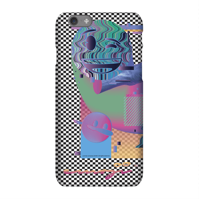 Emoji Psychedelic Phone Case for iPhone and Android - iPhone 6S - Snap Hülle Glänzend on Productcaster.