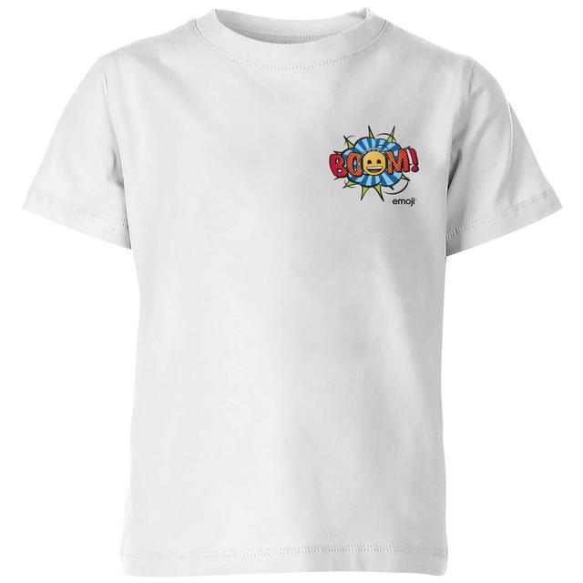 Emoji Boom Kids' T-Shirt - White - 5-6 Jahre - Weiß on Productcaster.