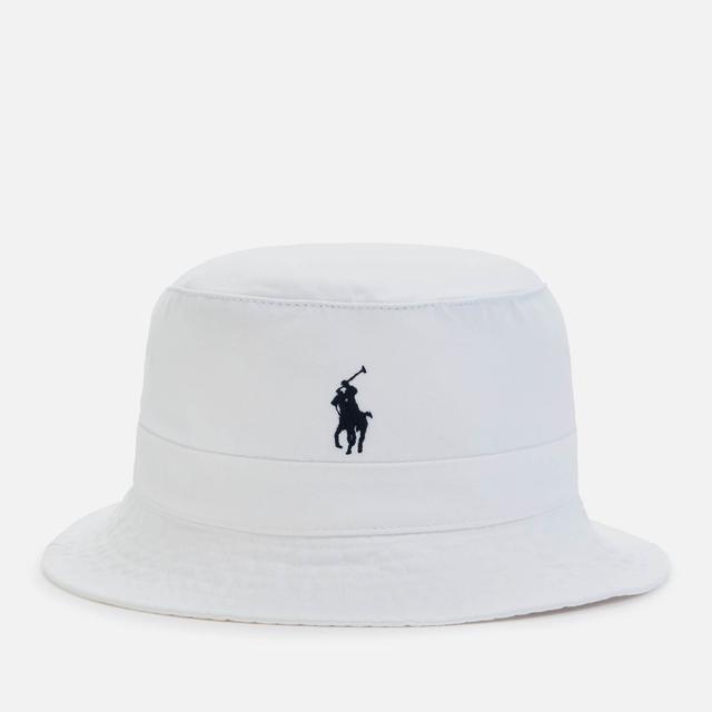 Polo Ralph Lauren Men's Loft Bucket Hat - White - S/M on Productcaster.