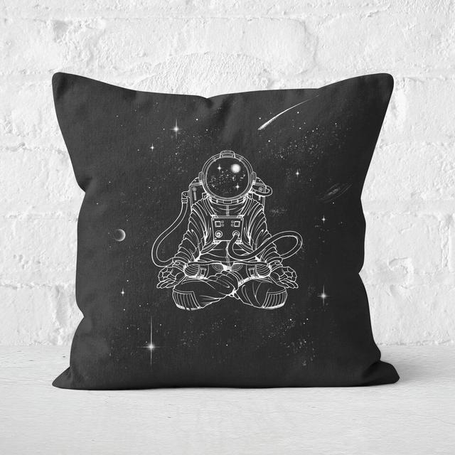 Zen Astronaut Square Cushion - 60x60cm - Soft Touch on Productcaster.