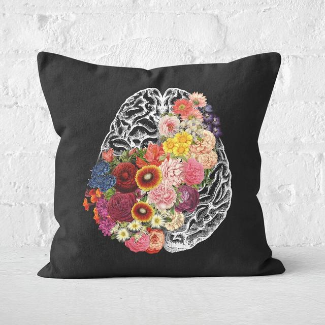 Love Your Brain Square Cushion - 60x60cm - Soft Touch on Productcaster.