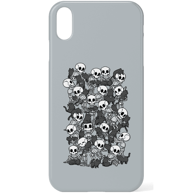 Cat Skull Party Phone Case for iPhone and Android - iPhone 6S - Tough Hülle Glänzend on Productcaster.