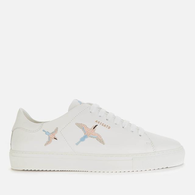 Axel Arigato Women's Clean 90 Bird Leather Cupsole Trainers - White/Blue/Pink - UK 4 on Productcaster.