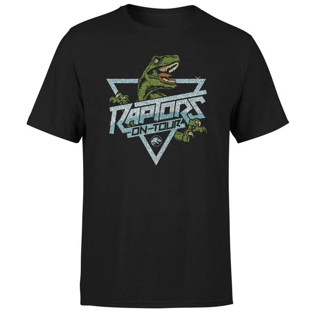 Camiseta Jurassic Park Raptors On Tour Stroke - Hombre - Negro - S on Productcaster.