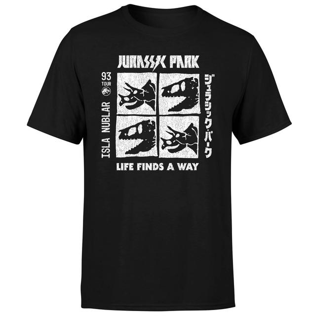 Camiseta Jurassic Park The Faces - Hombre - Negro - XL on Productcaster.