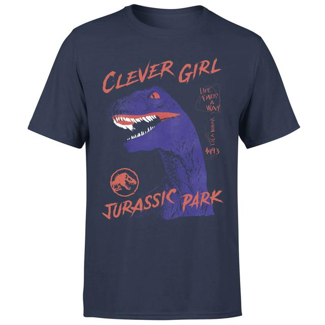 Camiseta Jurassic Park Life Finds A Way Raptor - Hombre - Azul marino - XL on Productcaster.