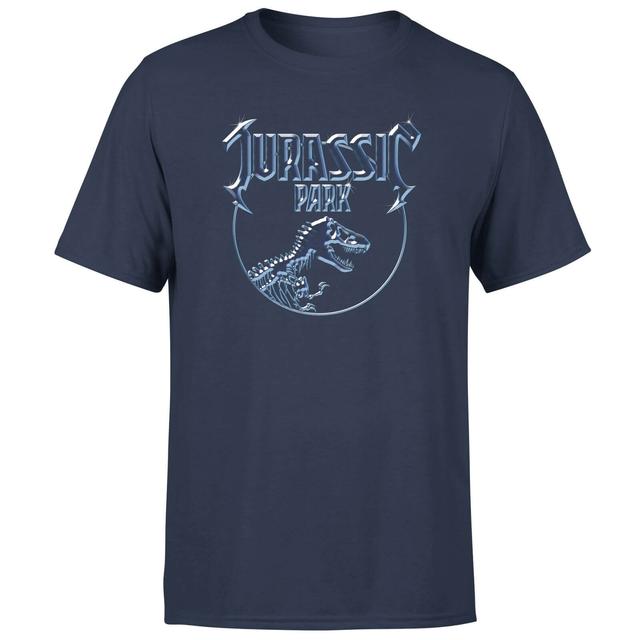 Camiseta Jurassic Park Logo Metal - Hombre - Azul marino - XXL on Productcaster.