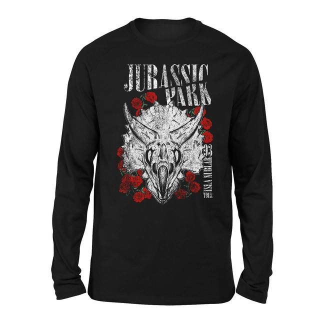 Jurassic Park Islar Nublar 93 Unisex Long Sleeved T-Shirt - Black - XL on Productcaster.