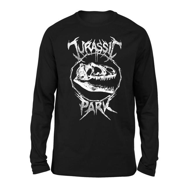 Camiseta manga larga Jurassic Park T-Rex Bones - Unisex - Negro - S on Productcaster.