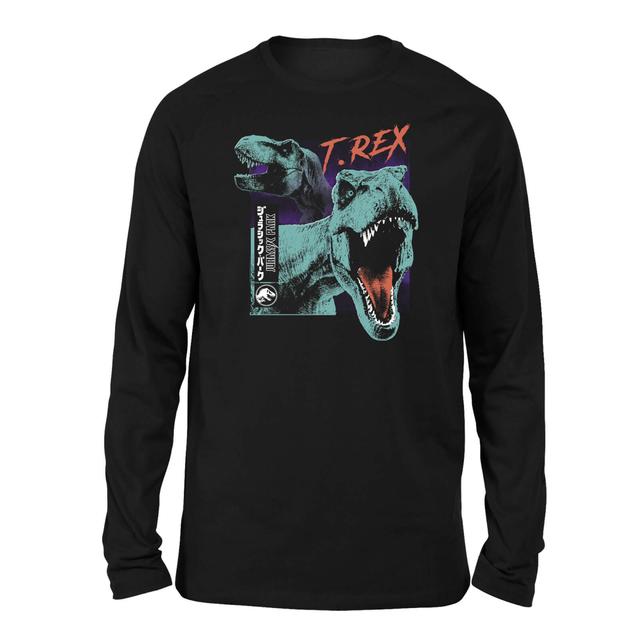 Camiseta manga larga Jurassic Park T-REXES - Unisex - Negro - L on Productcaster.