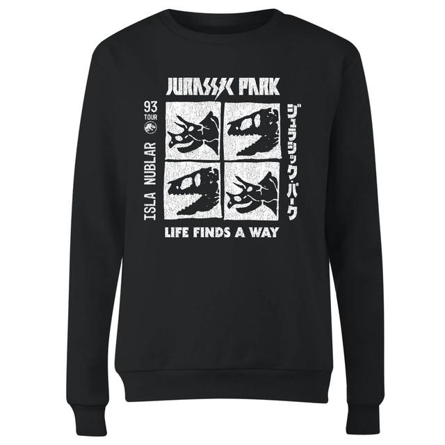 Jurassic Park The Faces Women's Sweatshirt - Schwarz - XL on Productcaster.