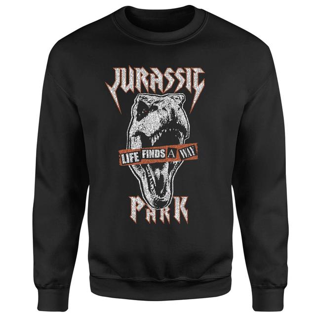 Jurassic Park Rex Punk Sweatshirt - Black - L on Productcaster.