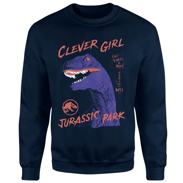 Sudadera Jurassic Park Life Finds A Way Raptor - Hombre - Azul marino - M on Productcaster.