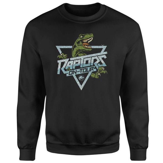 Jurassic Park Raptors On Tour Stroke Sweatshirt - Schwarz - L on Productcaster.