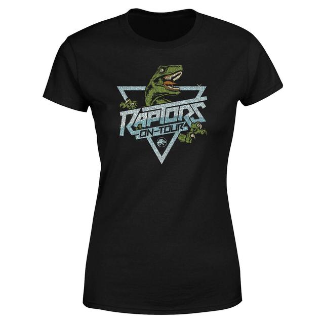 Camiseta Jurassic Park Raptors On Tour Stroke - Mujer - Negro - M on Productcaster.