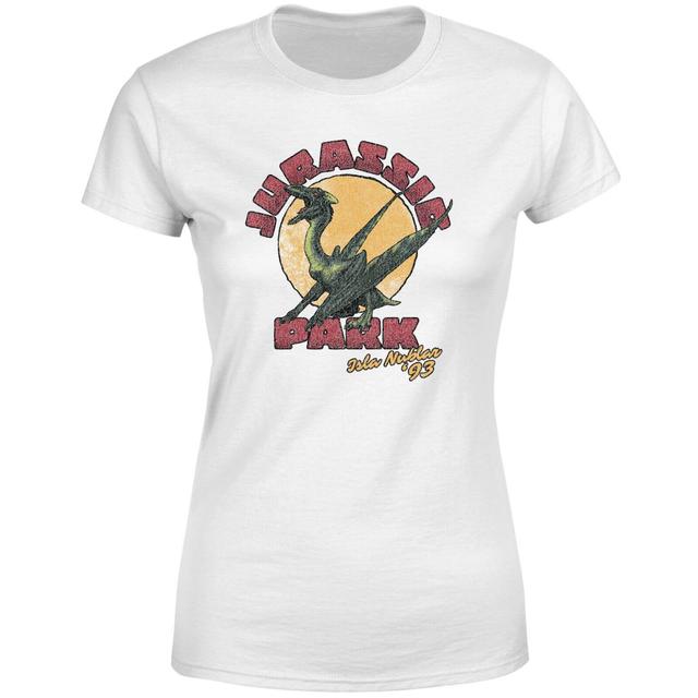 Camiseta Jurassic Park Winged Threat - Mujer - Blanco - XXL on Productcaster.