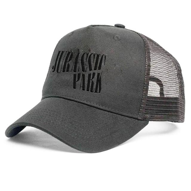 Jurassic Park Punk Theme Embroidered Logo Cap on Productcaster.