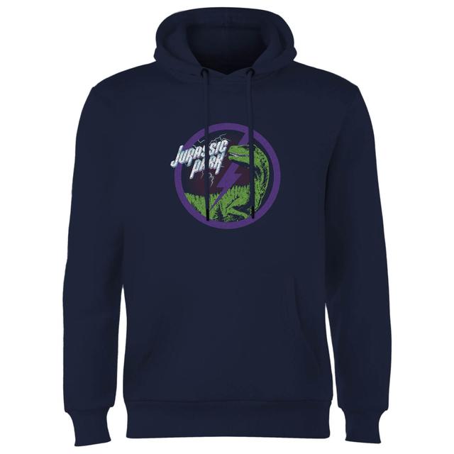 Jurassic Park Raptor Bolt Hoodie - Dunkelblau - XL on Productcaster.