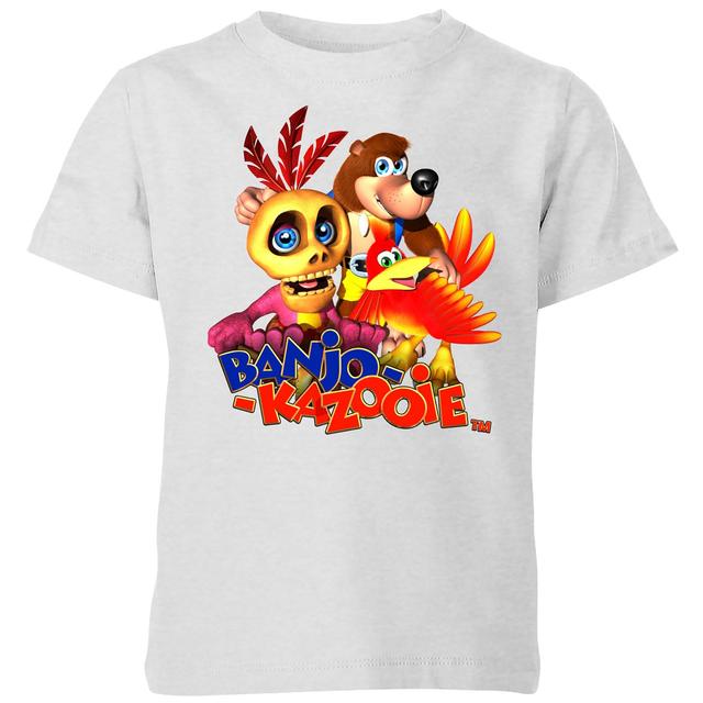 Banjo Kazooie Characters Kids' T-Shirt - Grey - 9-10 Years - Grey on Productcaster.