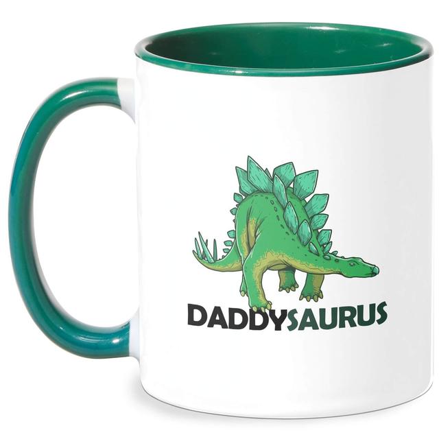 Daddysaurus Mug - White/Green on Productcaster.