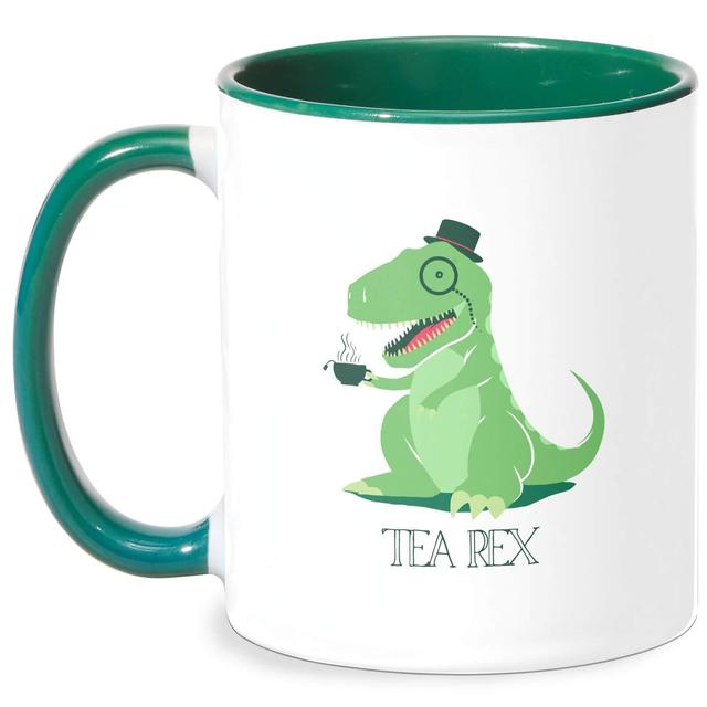 Tea Rex Mug - White/Green Grün on Productcaster.