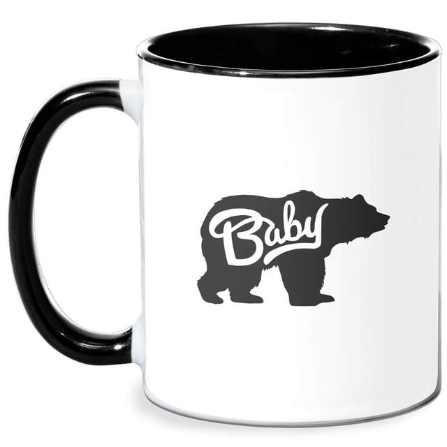 Baby Bear Mug - White/Black on Productcaster.