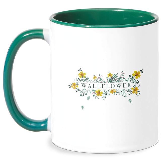 Wallflower Mug - White/Green on Productcaster.