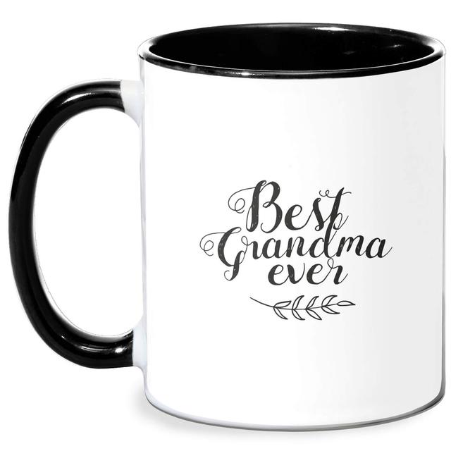 Best Grandma Ever Mug - White/Black Schwarz on Productcaster.