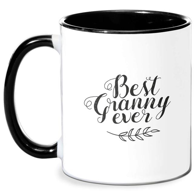 Best Granny Ever Mug - White/Black on Productcaster.