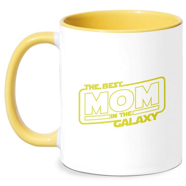 Best Mom In The Galaxy Mug - White/Yellow Gelb on Productcaster.