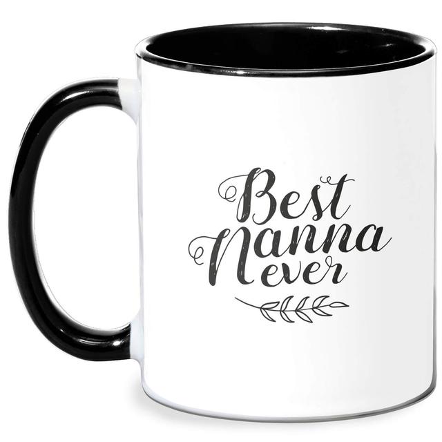 Best Nanna Ever Mug - White/Black on Productcaster.