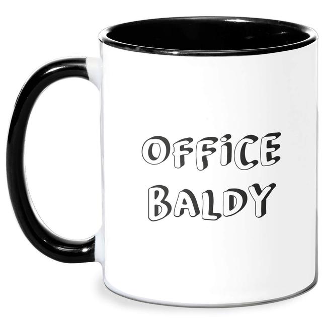 Office Baldy Mug - White/Black Schwarz on Productcaster.