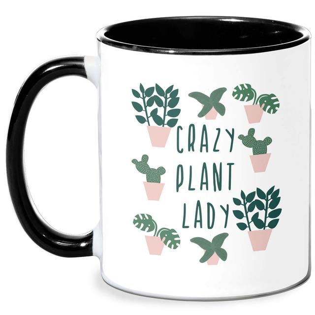 Crazy Plant Lady Mug - White/Black on Productcaster.