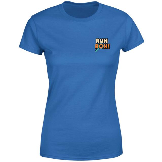 Ruh-Roh! Camiseta de bolsillo para mujer - Azul real - S - Royal Blue on Productcaster.