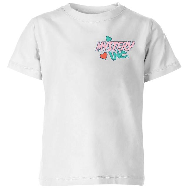 Mystery Inc Pocket Kids' T-Shirt - White - 7-8 Years - White on Productcaster.