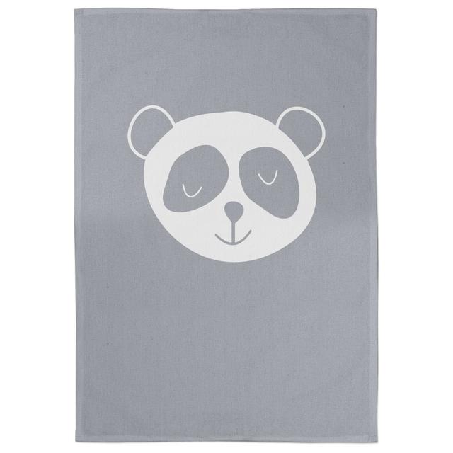 Panda Cotton Grey Tea Towel on Productcaster.