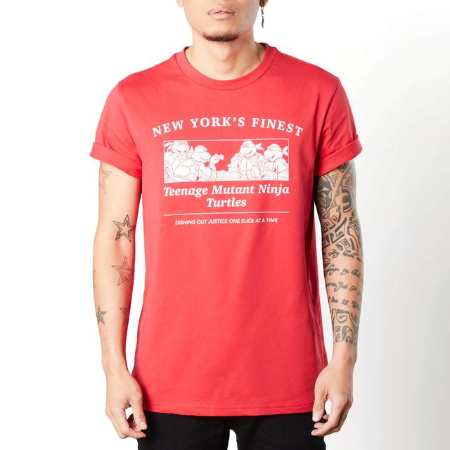 Teenage Mutant Ninja Turtles Justice By The Slice Unisex T-Shirt - Red - L - Red on Productcaster.