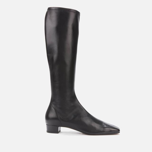 BY FAR Women's Edie Leather Knee High Boots - Black - UK 8 on Productcaster.