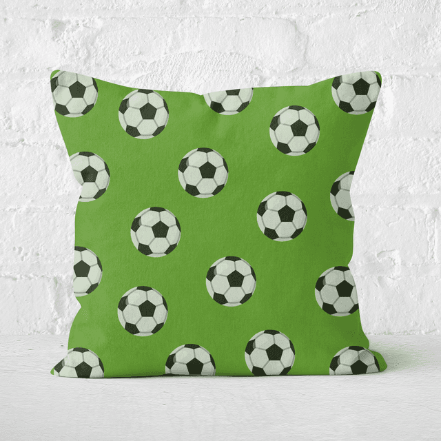 Football Square Cushion - 40x40cm - Soft Touch on Productcaster.