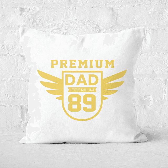 Premium Dad Square Cushion - 50x50cm - Soft Touch on Productcaster.