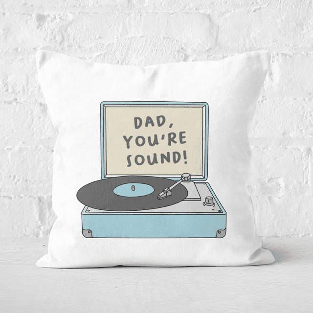 Dad You're Sound Square Cushion - 60x60cm - Soft Touch on Productcaster.