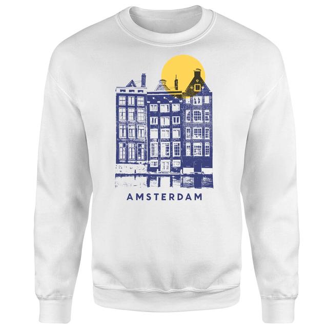 Amsterdam Sweatshirt - White - M - Weiß on Productcaster.