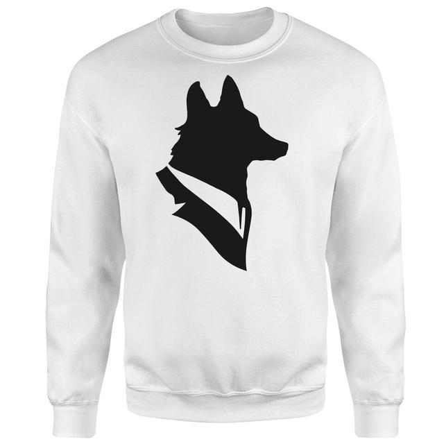 Mr Fox Sweatshirt - White - M - Weiß on Productcaster.