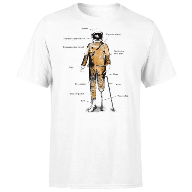 Astronaut Men's T-Shirt - White - XL - Weiß on Productcaster.