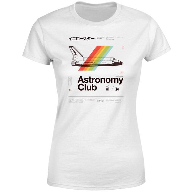 Astronomy Club Women's T-Shirt - White - S - Weiß on Productcaster.